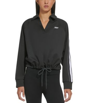 Women's Tape Sleeve V-Neck Pullover Top