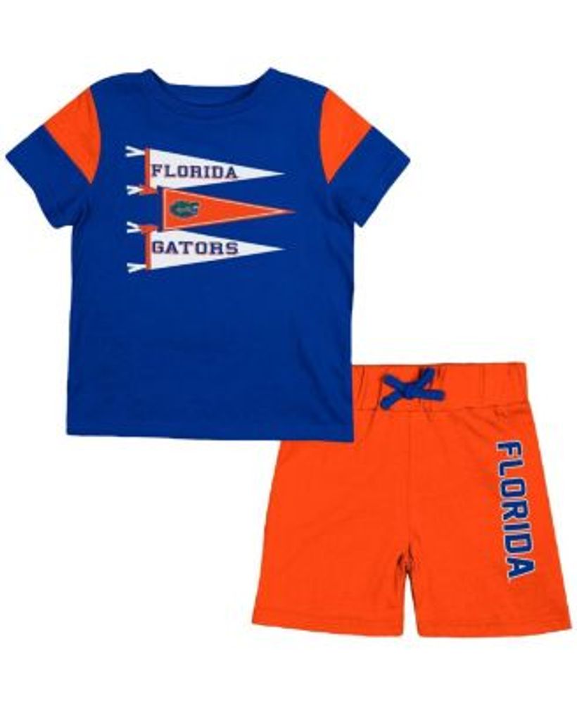 Toddler Red/Royal Chicago Cubs Pinch Hitter T-Shirt & Shorts Set