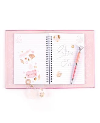 Glitter Journal and Pen, Set of 3