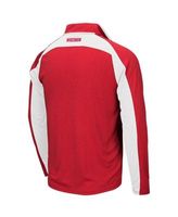 Wisconsin Badgers Under Armour Motivate 2.0 Half-Zip Jacket - White