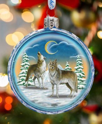 FOCO Chicago Cubs German Shepherd Ornament