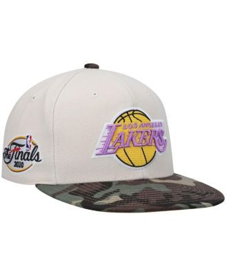 Men's Mitchell & Ness Cream/Camo New York Knicks Hardwood Classics 50th Anniversary Off White Camo Fitted Hat