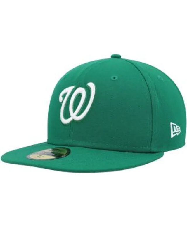 New Era Washington Nationals Black & Red 59FIFTY Fitted Cap - Macy's