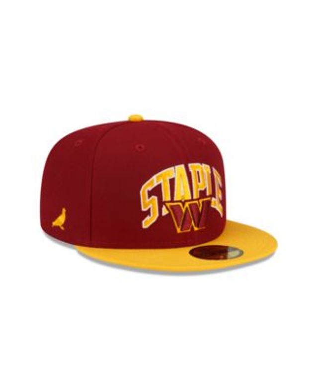 Men's New Era Burgundy/Gold Washington Commanders NFL x Staple