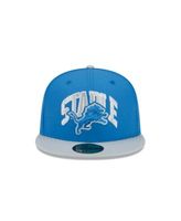 Men's New Era Blue/Gray Detroit Lions NFL x Staple Collection 59FIFTY  Fitted Hat