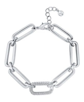 Cubic Zirconia Link Bracelet