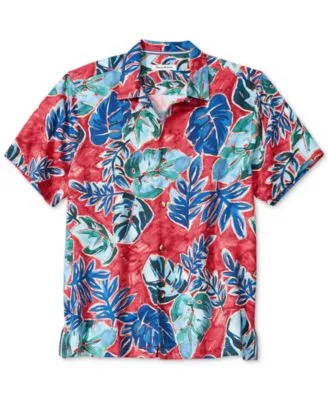 Men's Boston Red Sox Tommy Bahama Red Seventh Inning Button-Up Shirt