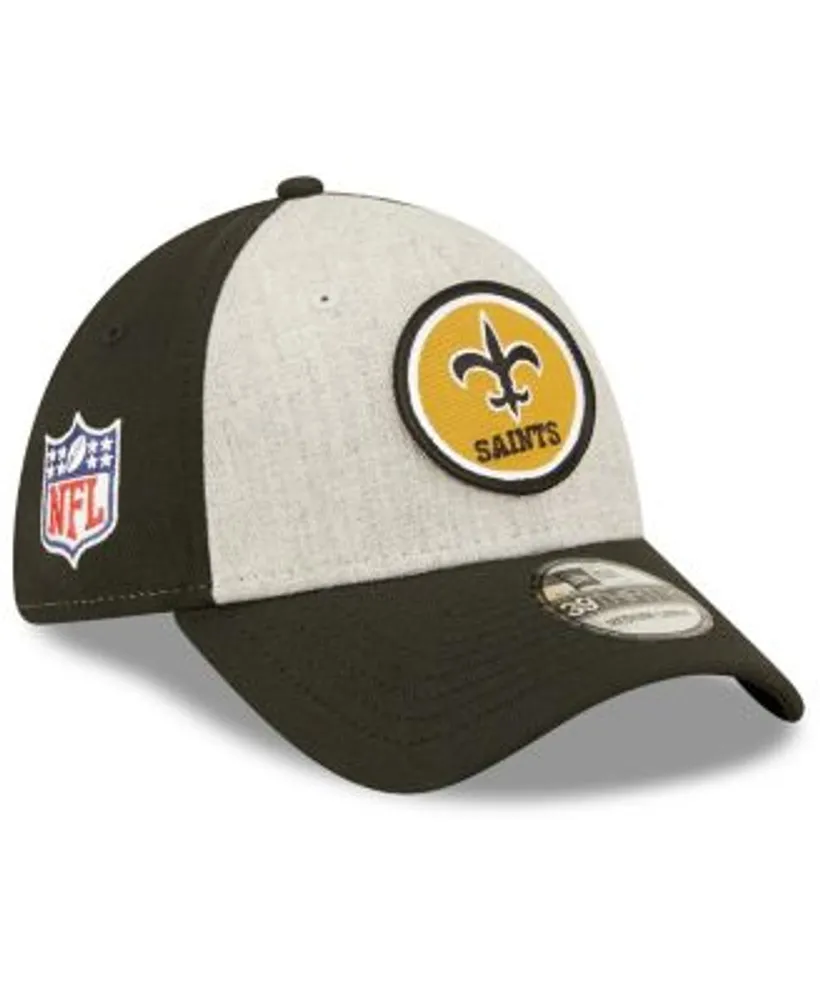 Men's New Era Black/Gold New Orleans Saints Surge 39THIRTY Flex Hat