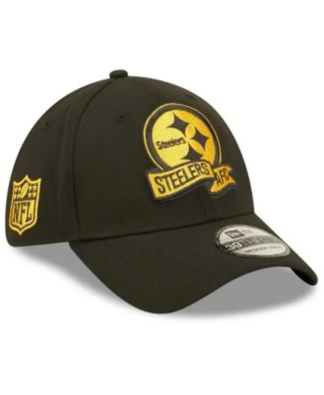 New Era Pittsburgh Steelers 2022 Sideline 9FIFTY Ink Dye Snapback Hat Black