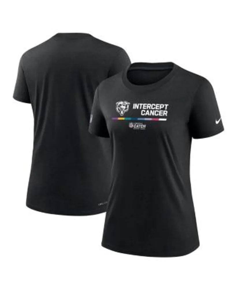 Nike Women's Black Chicago Bears 2022 NFL Crucial Catch Performance T-shirt