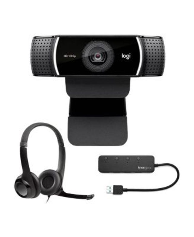 Pro Stream Webcam With H390 Usb Headset And 4-Port Usb Hub | Vancouver Mall