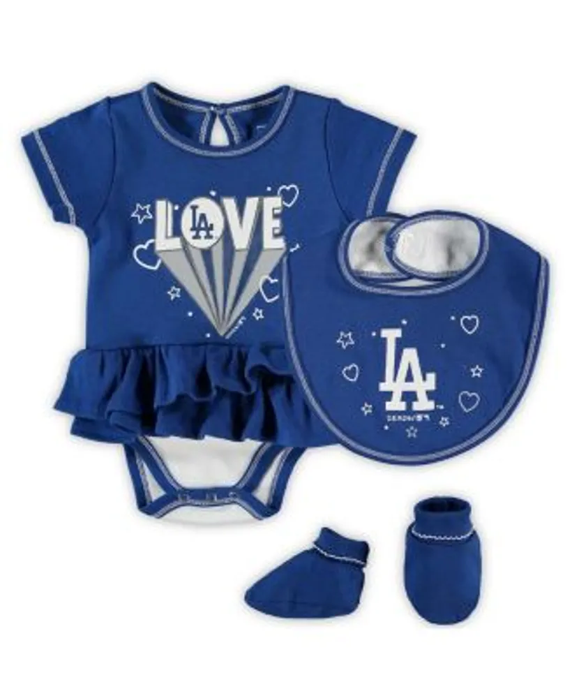 Newborn & Infant Heathered Gray St. Louis Cardinals Three-Piece Bodysuit  Bib & Bootie Set