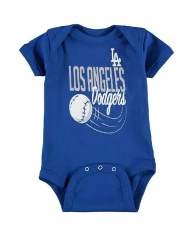 Kansas City Royals Infant Little Slugger Two-Pack Bodysuit Set - Light  Blue/Heather Gray