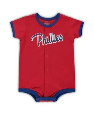 Chicago Cubs Newborn Power Hitter Short Sleeve Bodysuit - White