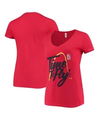 Refried Apparel Red St. Louis Cardinals Cropped T-Shirt