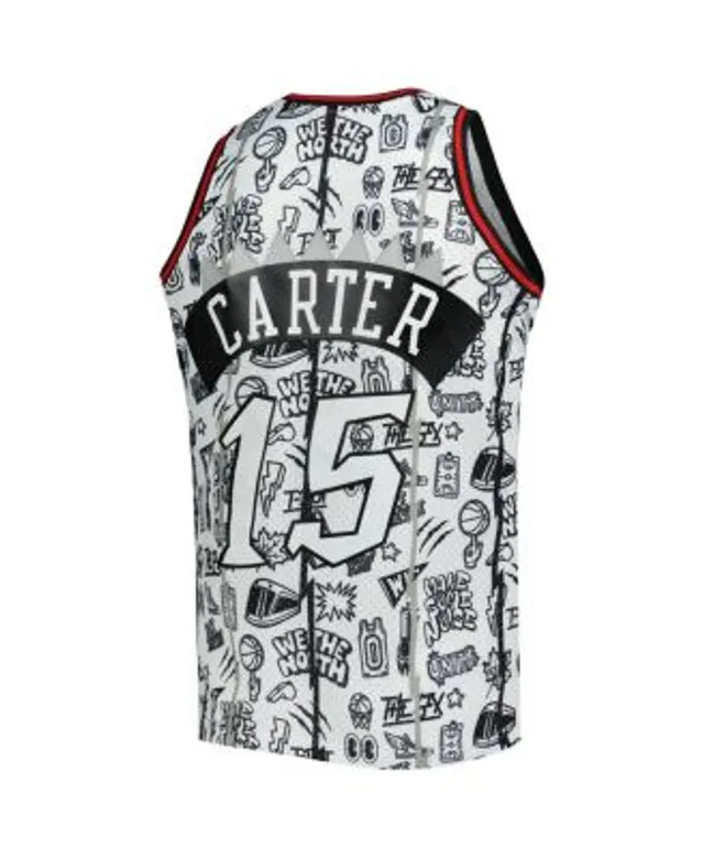 Mitchell & Ness Vince Carter Purple/Gray Toronto Raptors Sublimated Player Tank Top