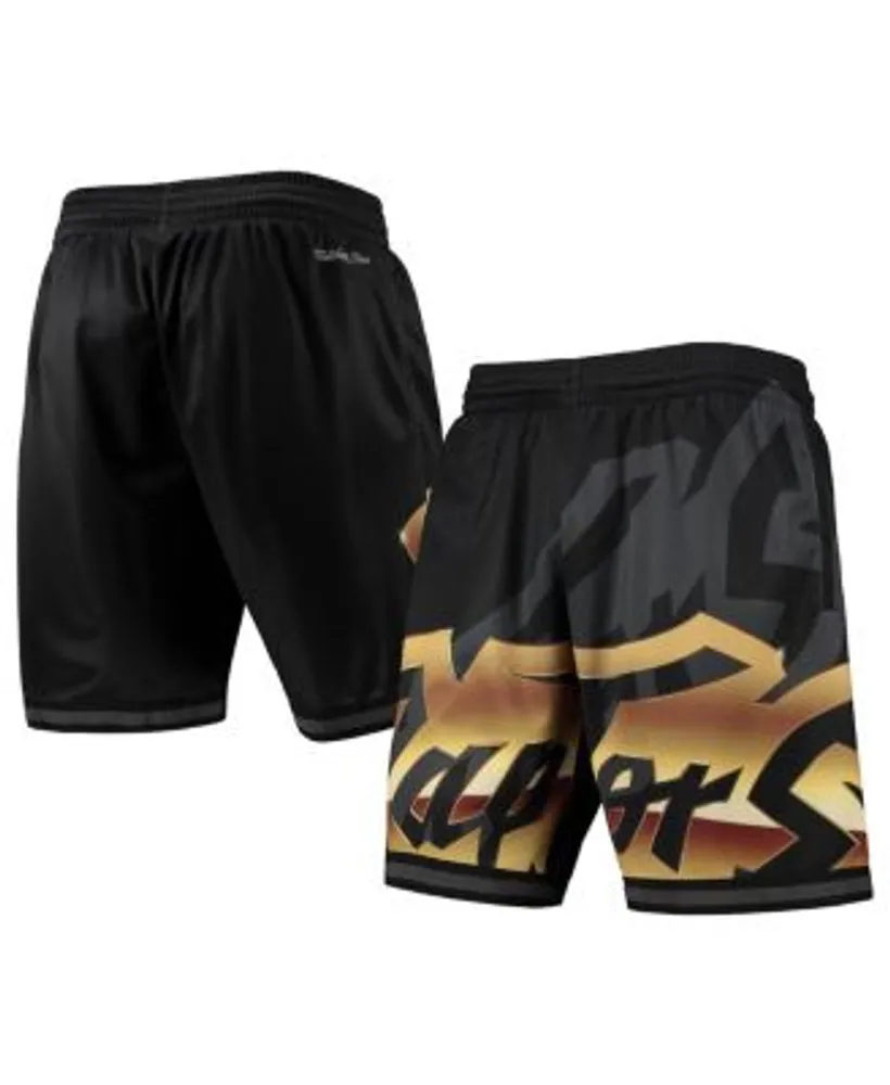 Mitchell and Ness Men's Toronto Raptors Black Utility Shorts