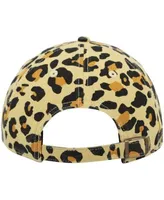 Women's '47 Tan Chicago Cubs Cheetah Clean Up Adjustable Hat