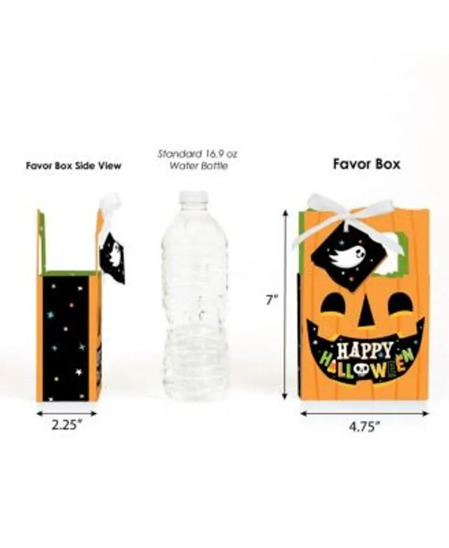 Jack-O'-Lantern Halloween - Kids Halloween Gift Favor Bags - Party Goodie  Boxes - Set of 12