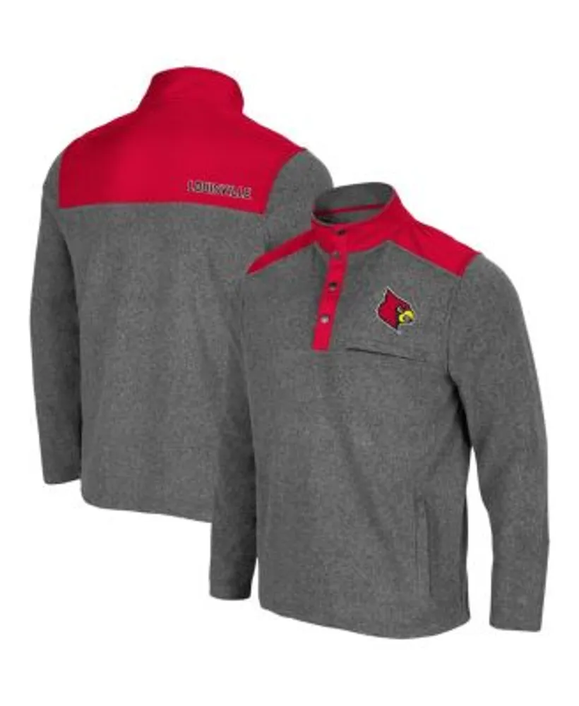 Men's Colosseum Louisville Cardinals Fleece Sweatshirt