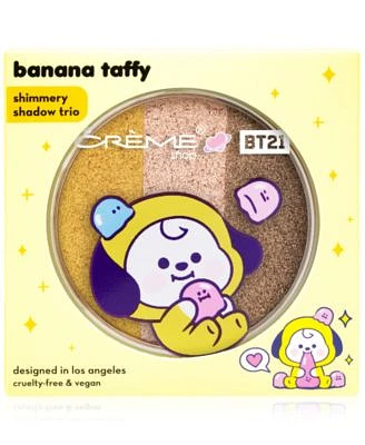 x BT21 BABY Chimmy Banana Taffy Shimmery Shadow Trio