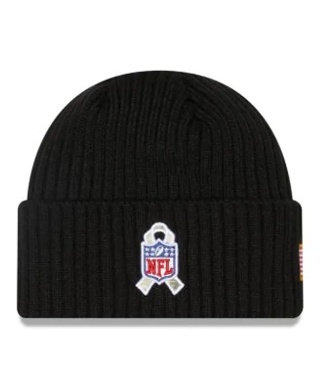 New Era England Patriots Black 2019 NFL Sideline Home Sport Knit Hat