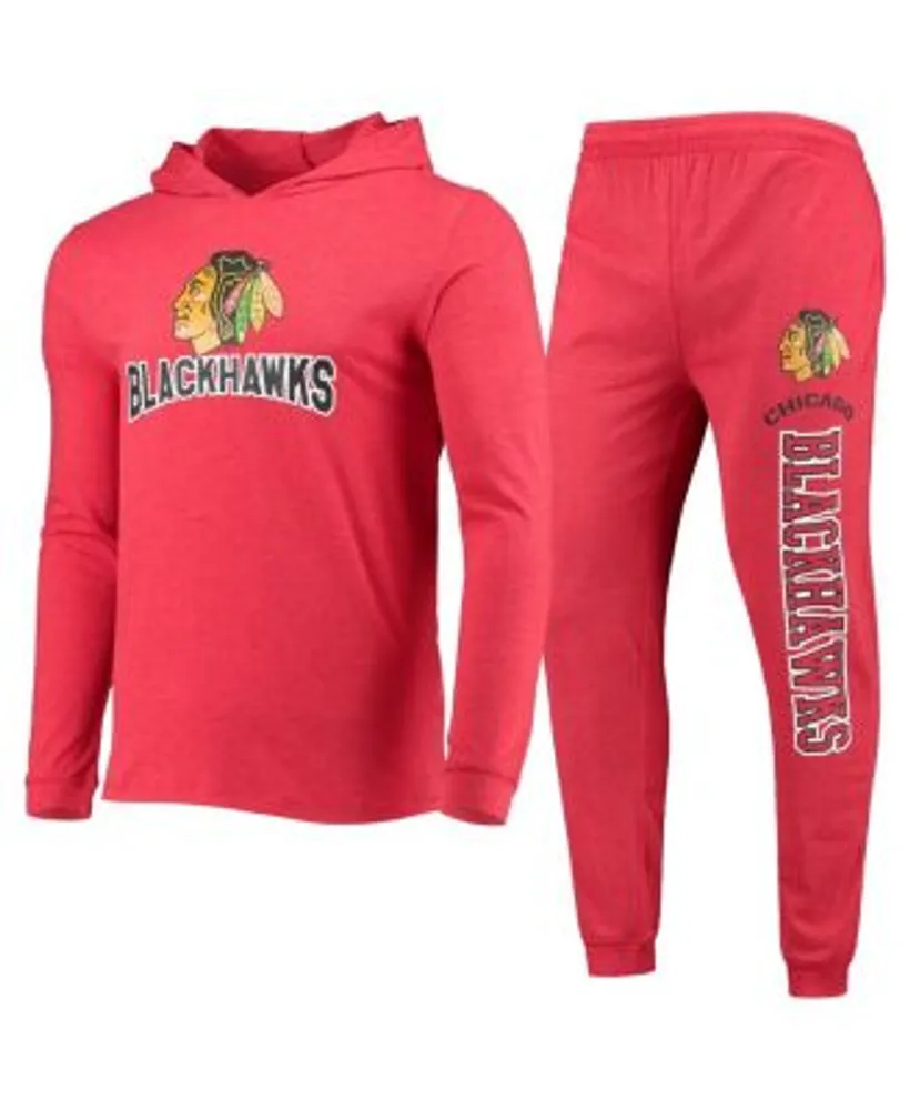 Chicago Blackhawks Youth Legends Pullover Sweatshirt - Heathered Gray