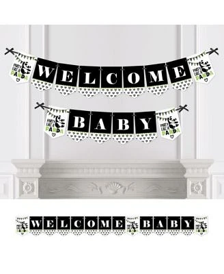 Party Like a Panda Bear - Bunting Banner - Party Decorations