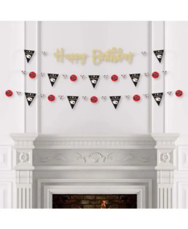 Las Vegas Casino Party Bunting Banner Party Decorations Feeling