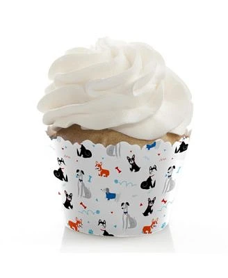 Pawty Like a Puppy - Dog Birthday Party Decor - Cupcake Wrappers - 12 Ct