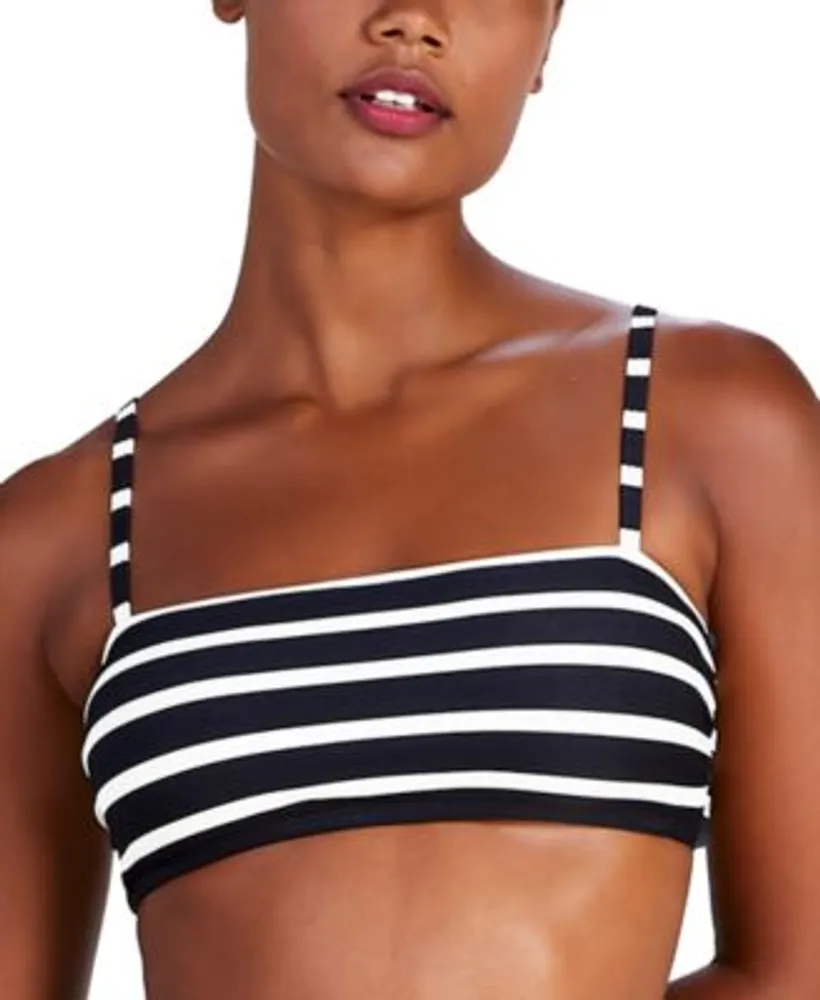 Kwaadaardige tumor Sociaal Praten tegen Kate spade new york Women's Striped Square-Neck Bikini Top | Hawthorn Mall