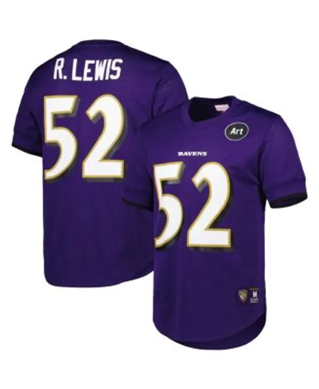 Men's Mitchell & Ness Ray Lewis Black Baltimore Ravens Retired Player Mesh  Name & Number Hoodie T-Shirt