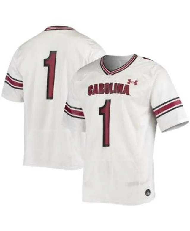 Men's Under Armour White South Carolina Gamecocks Replica Performance Baseball  Jersey