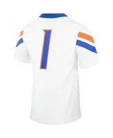 Nike Men's Boise State Broncos #1 Orange Untouchable Game Football Jersey