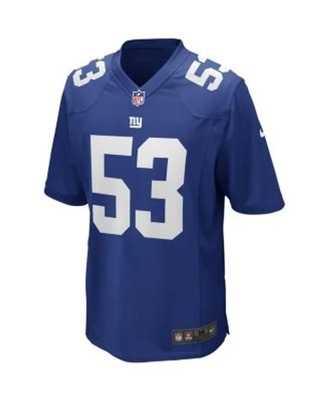 Men's Nike Phil Simms Royal New York Giants Game Retired Player Jersey Size: Medium