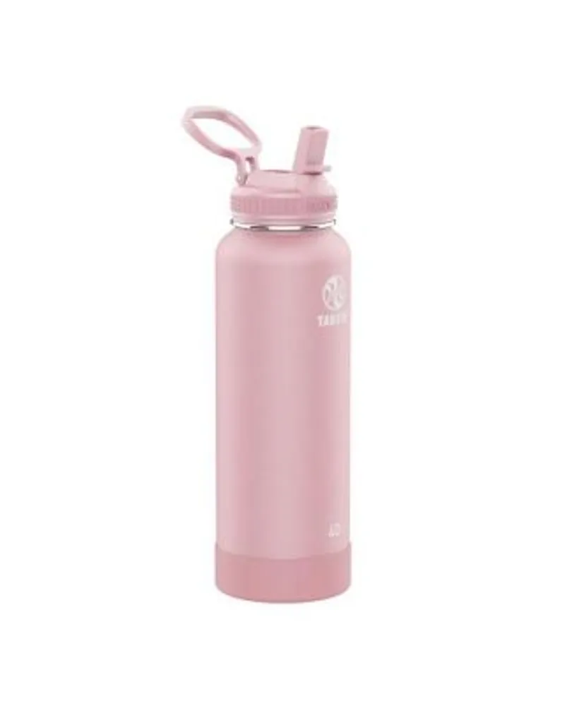 Takeya 16oz Actives Insulated Stainless Steel Kids' Water Bottle with Straw  Lid - Pink