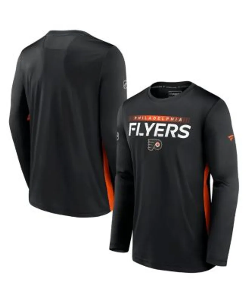 Fanatics Philadelphia Flyers Logo Long-Sleeve Raglan Tee - Men