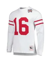 Men's Mitchell & Ness Jerry Rice Scarlet San Francisco 49ers Retired Player  Name & Number Mesh Top