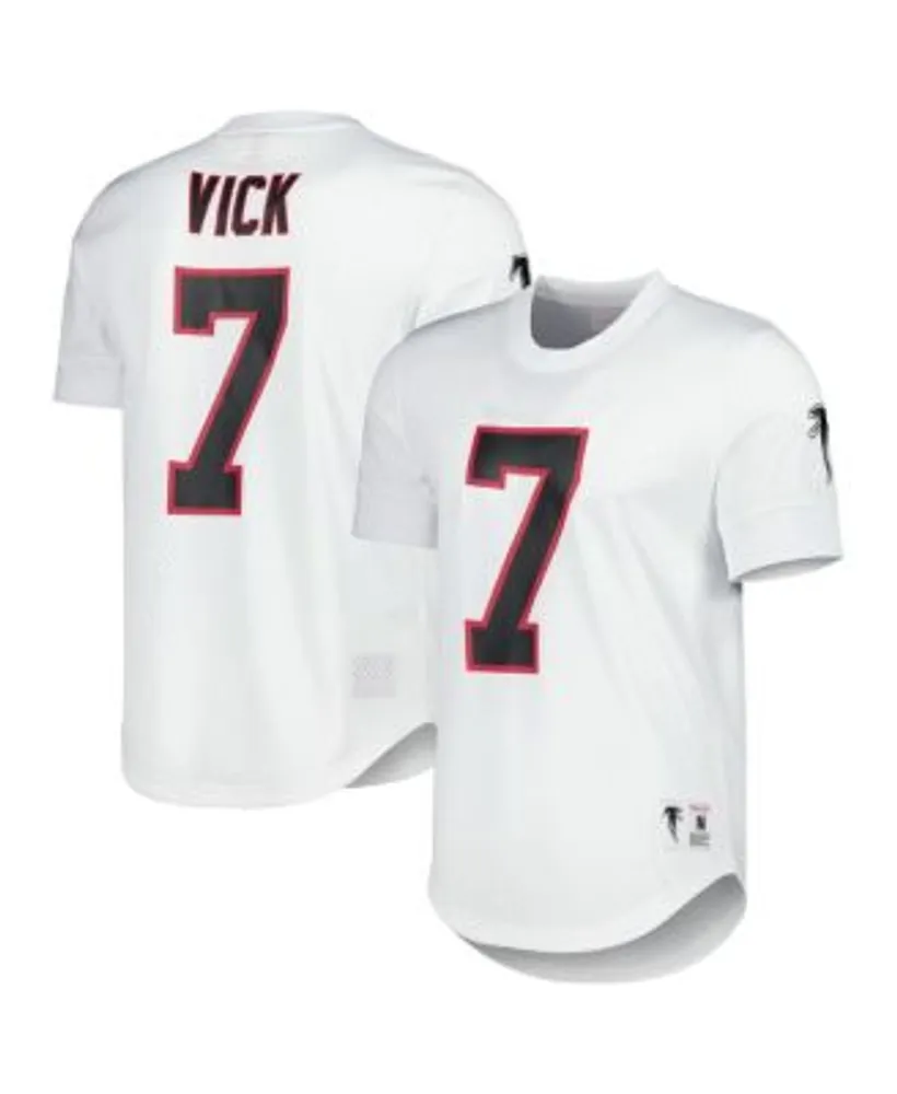 Men's Michael Vick Black Atlanta Falcons Throwback Retired Player Name and  Number Long Sleeve Top