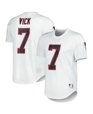 Michael Vick Atlanta Falcons Mitchell & Ness Throwback Retired Player Name &  Number Long Sleeve Top - Black