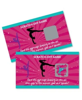 Las Vegas - Casino Party Game Scratch Off Dare Cards - 22 Count