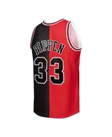 Mitchell & Ness Men's Scottie Pippen Black Chicago Bulls Big and Tall  Hardwood Classics Swingman Jersey