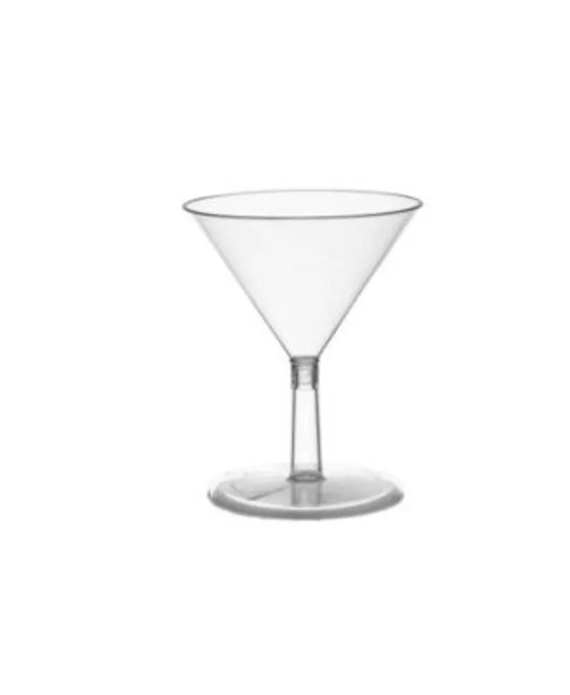 Smarty Had A Party 2 oz. Clear Plastic Mini Martini Shot Glasses (192  Glasses)