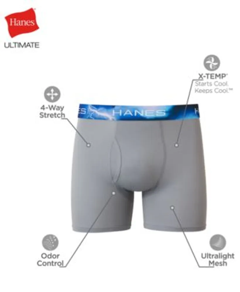 Men's Hanes 4Pk Boxer Briefs