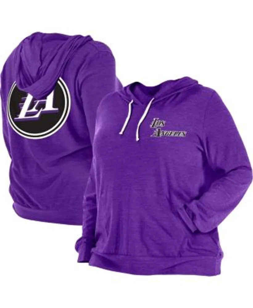 New Era Black Los Angeles Lakers 2022/23 City Edition Pullover Hoodie