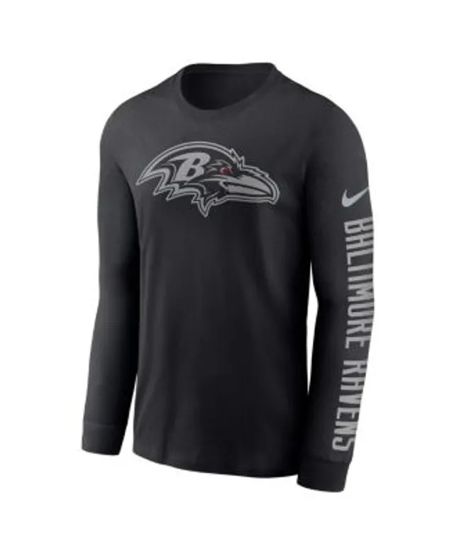 Men's Nike Black Kansas City Chiefs RFLCTV Name and Logo T-Shirt