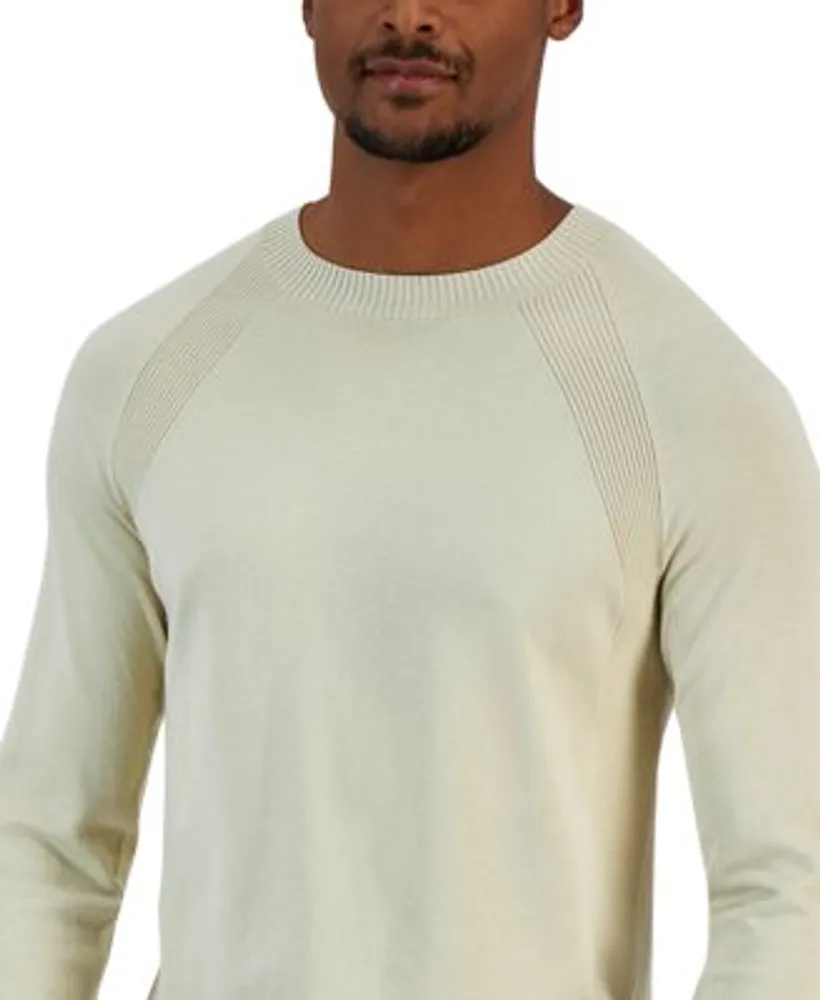 Men's Ribbed Raglan Sweater, Created for Macy's