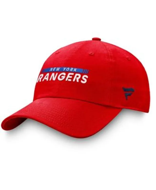 New York Rangers Fanatics Branded Team Logo Pride Adjustable Hat
