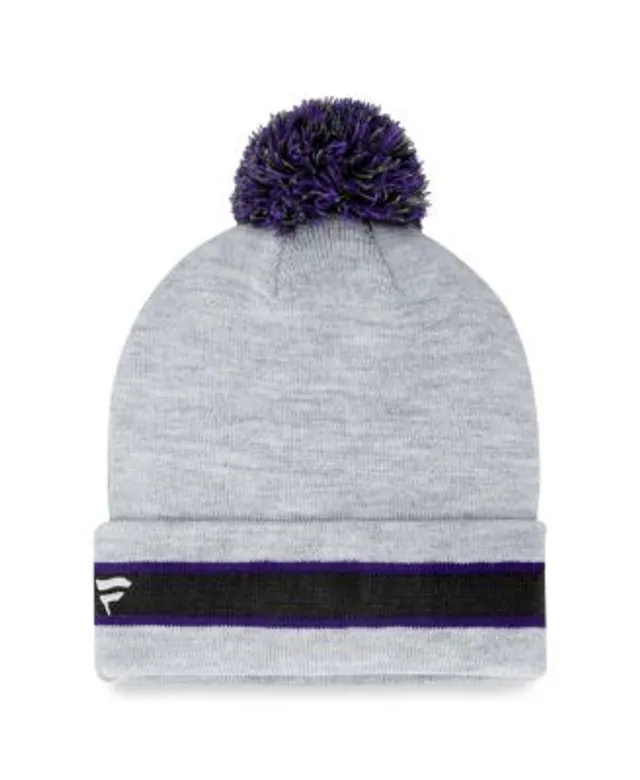 Fanatics Branded Heather Gray Seattle Seahawks Cuffed Knit Hat with Pom