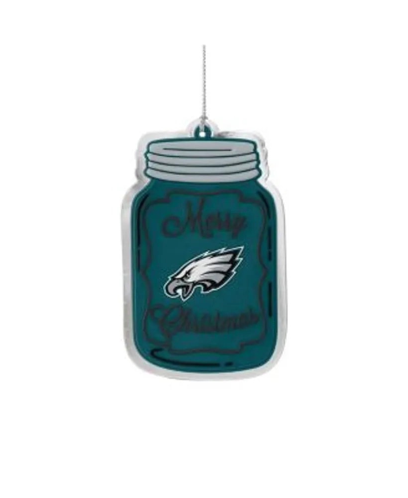 FOCO Philadelphia Eagles Flat Mason Jar Ornament